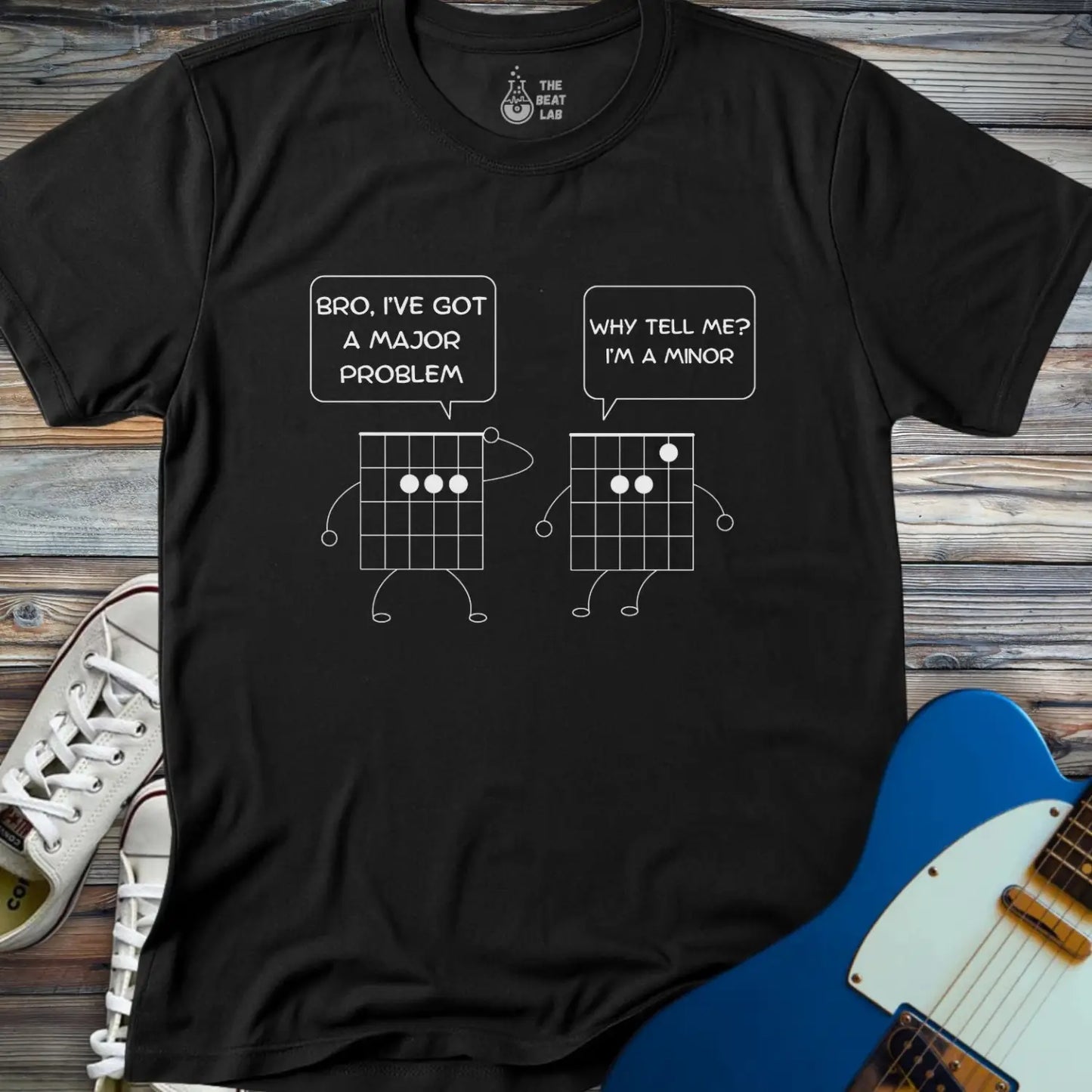 I’ve Got a Major Problem T-shirt - Black / S - T-Shirt
