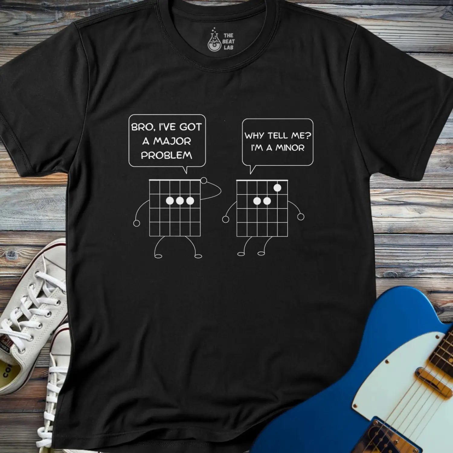 I’ve Got a Major Problem T-shirt - Black / S - T-Shirt