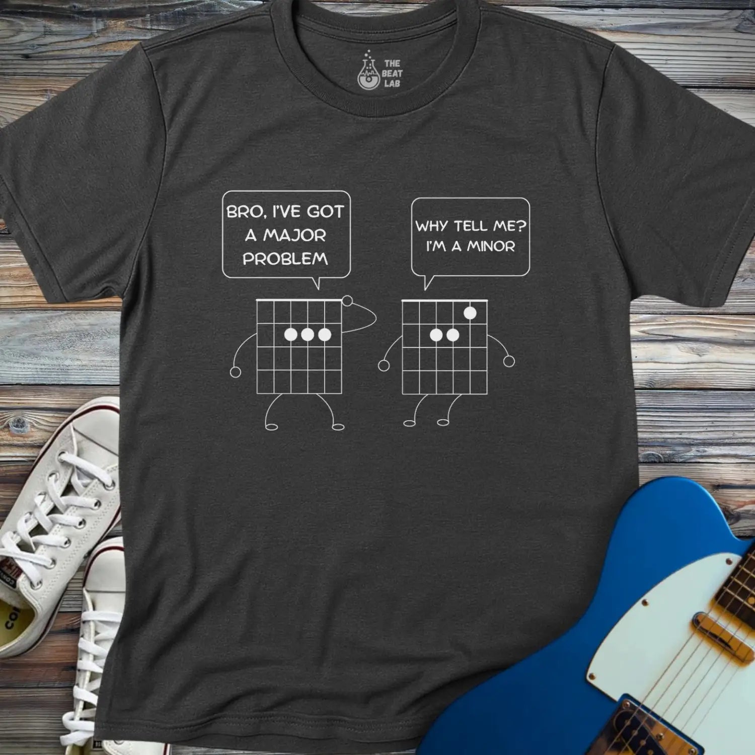 I’ve Got a Major Problem T-shirt - Dark Heather Grey / S - T-Shirt