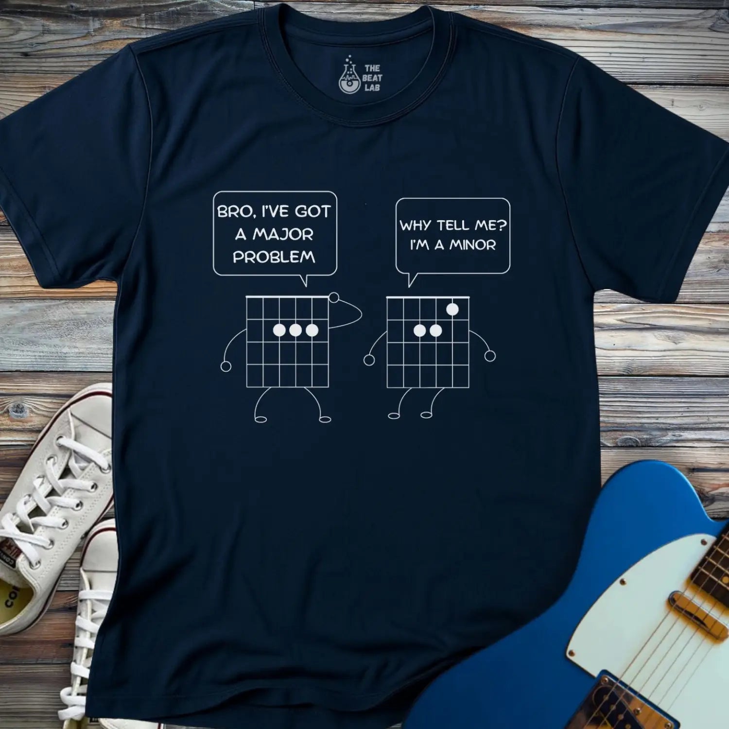 I’ve Got a Major Problem T-shirt - Navy / S - T-Shirt