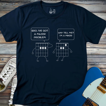 I’ve Got a Major Problem T-shirt - Navy / S - T-Shirt