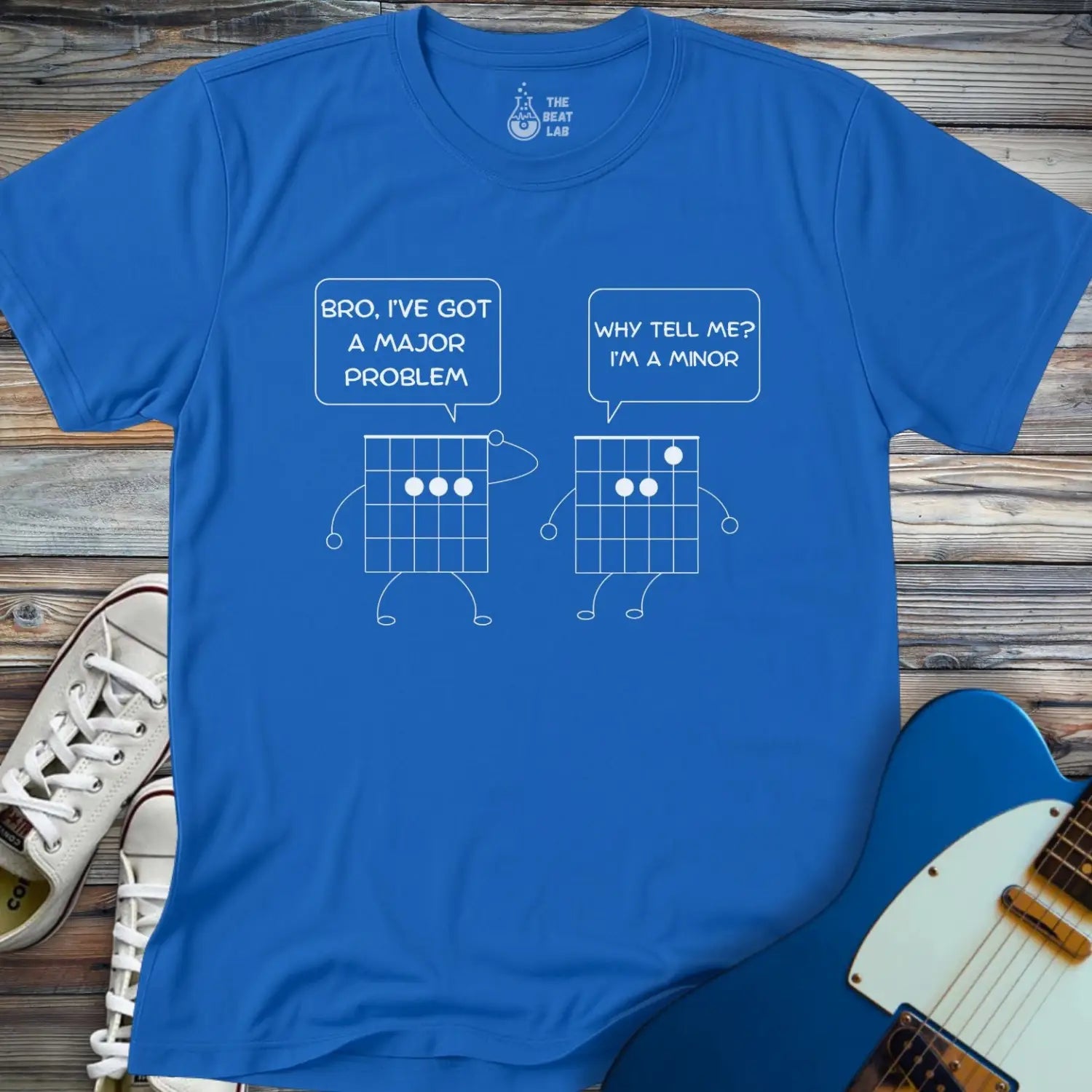 I’ve Got a Major Problem T-shirt - Royal / S - T-Shirt