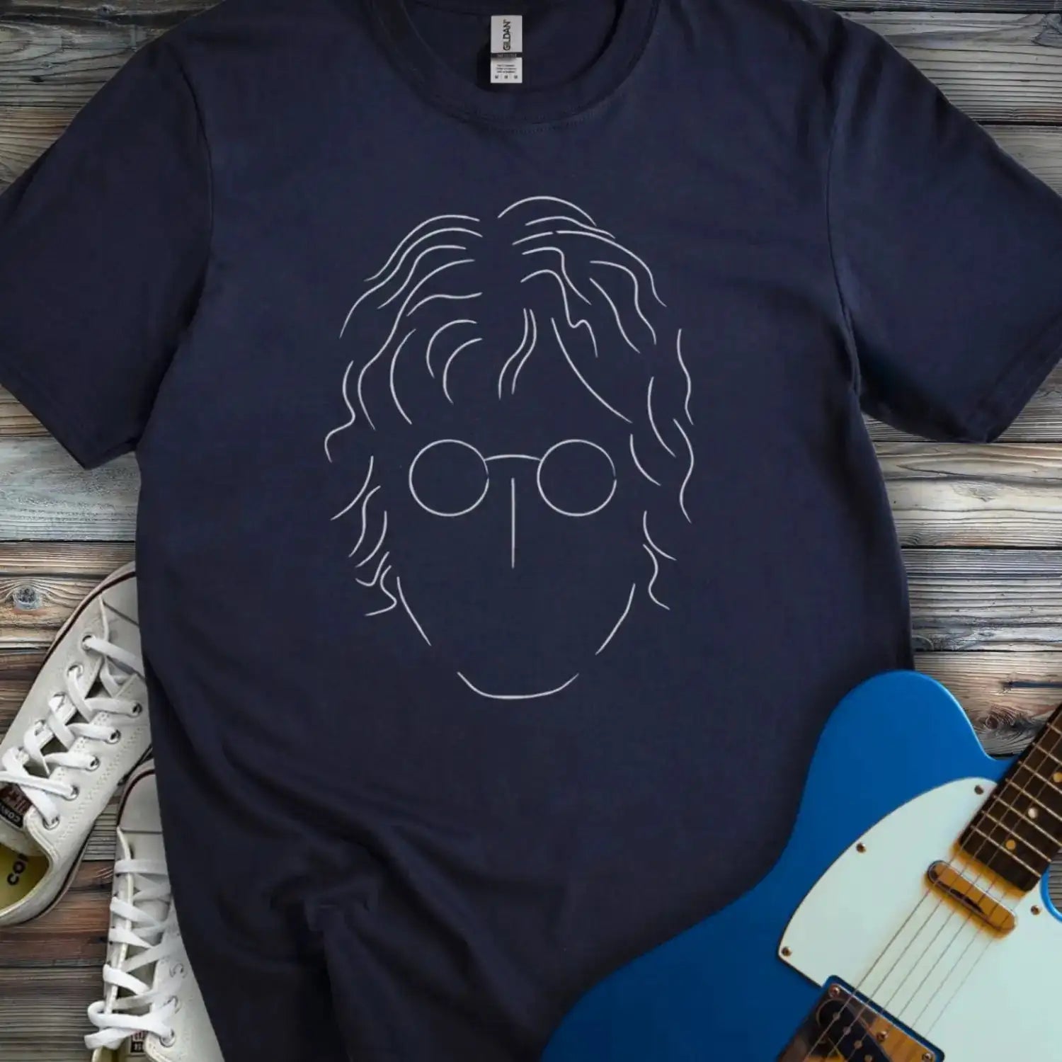 John Lennon T-shirt Navy