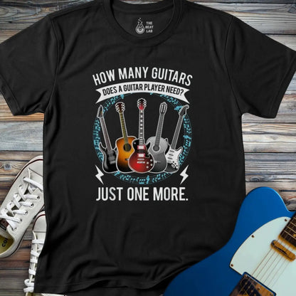 Just One More Guitar T-shirt - Black / S - T-Shirt