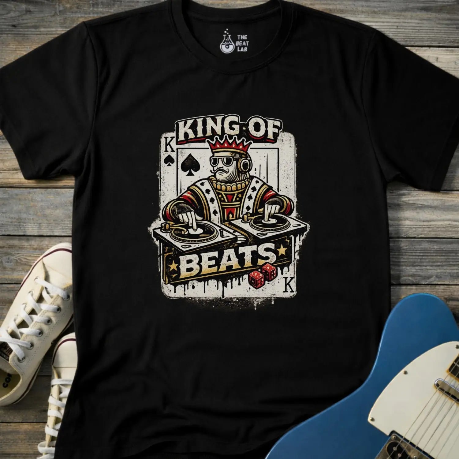 King of Beats T-shirt - Black / S - T-Shirt