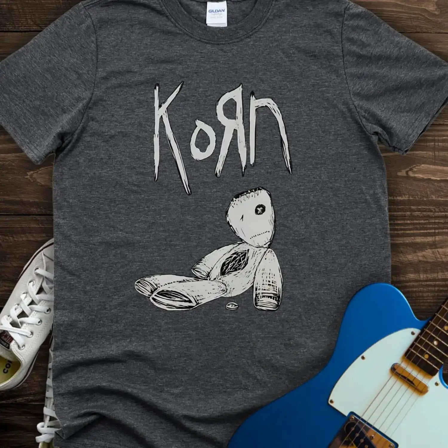 Korn (I) T-shirt Dark Heather Grey