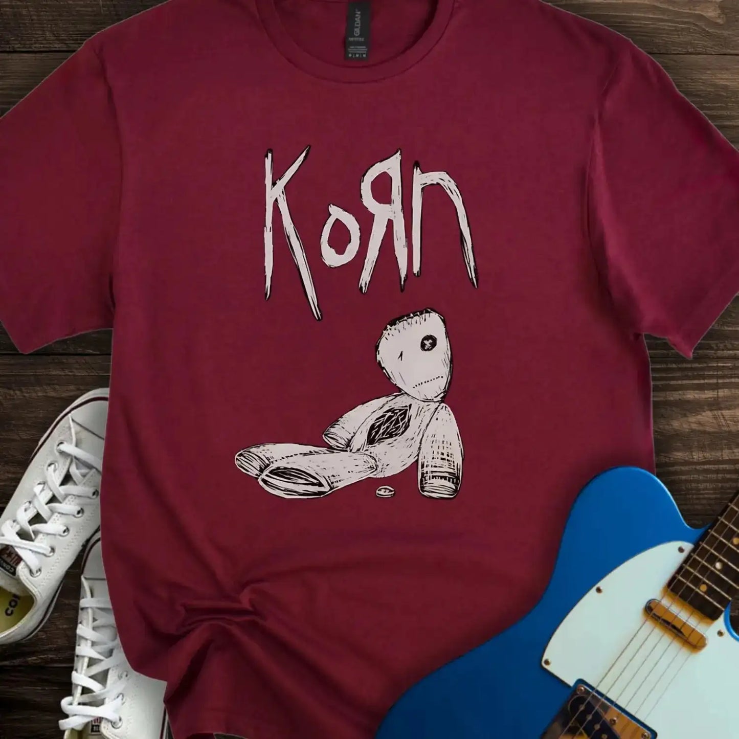 Korn (I) T-shirt Maroon