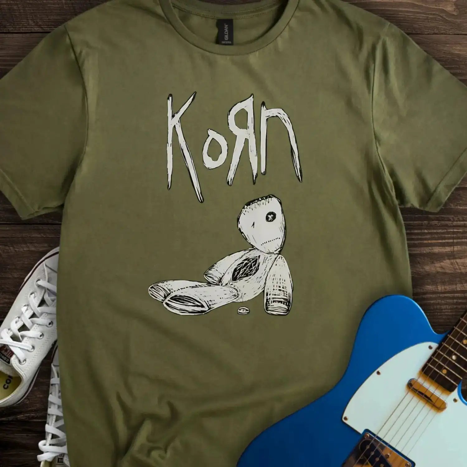 Korn (I) T-shirt Military Green