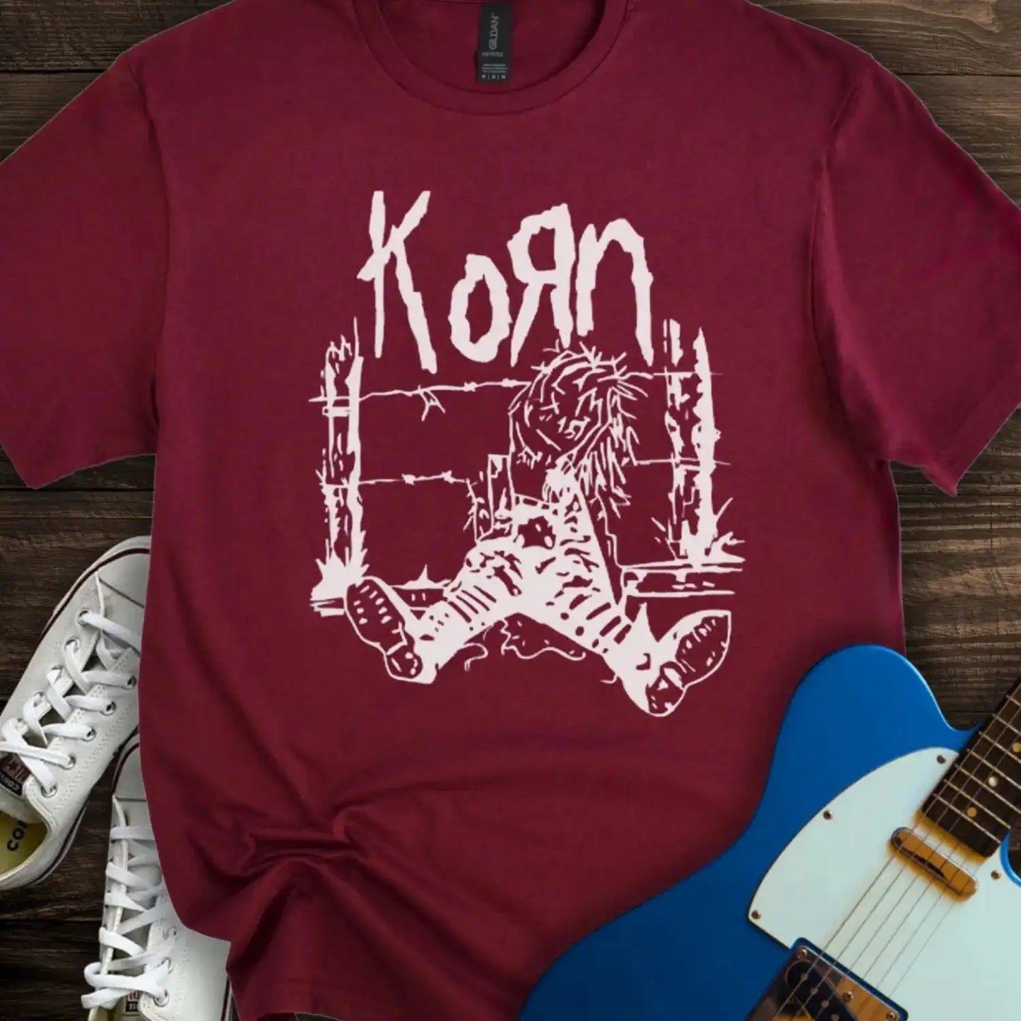 Korn (II) T-shirt Maroon