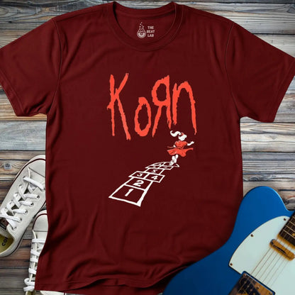 Korn (III) T-shirt - Maroon / S - T-Shirt