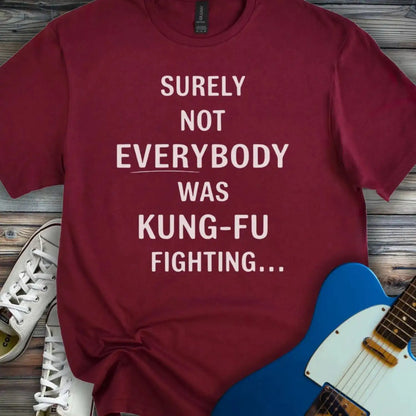 Kung Fu T-shirt Maroon