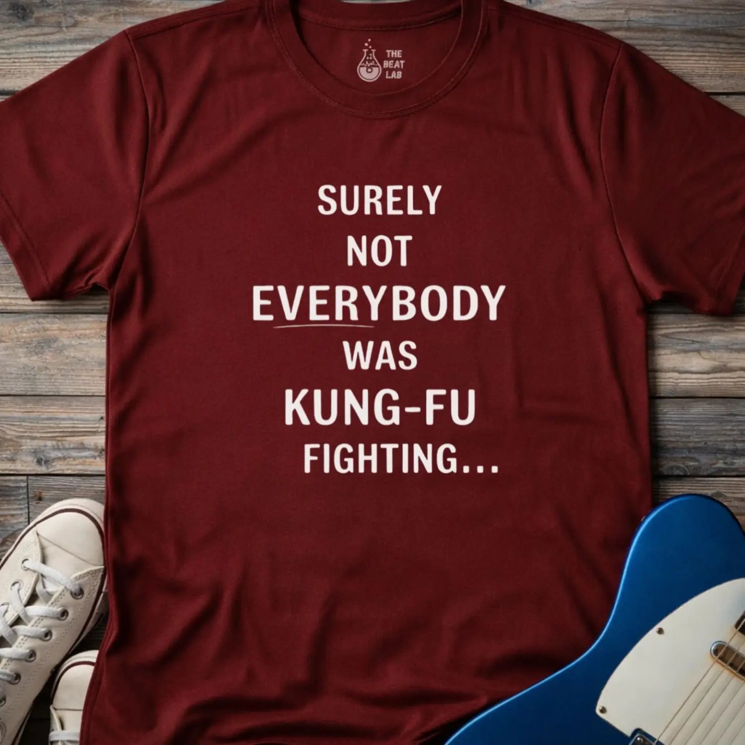 Kung Fu T-shirt - Maroon / S - T-Shirt