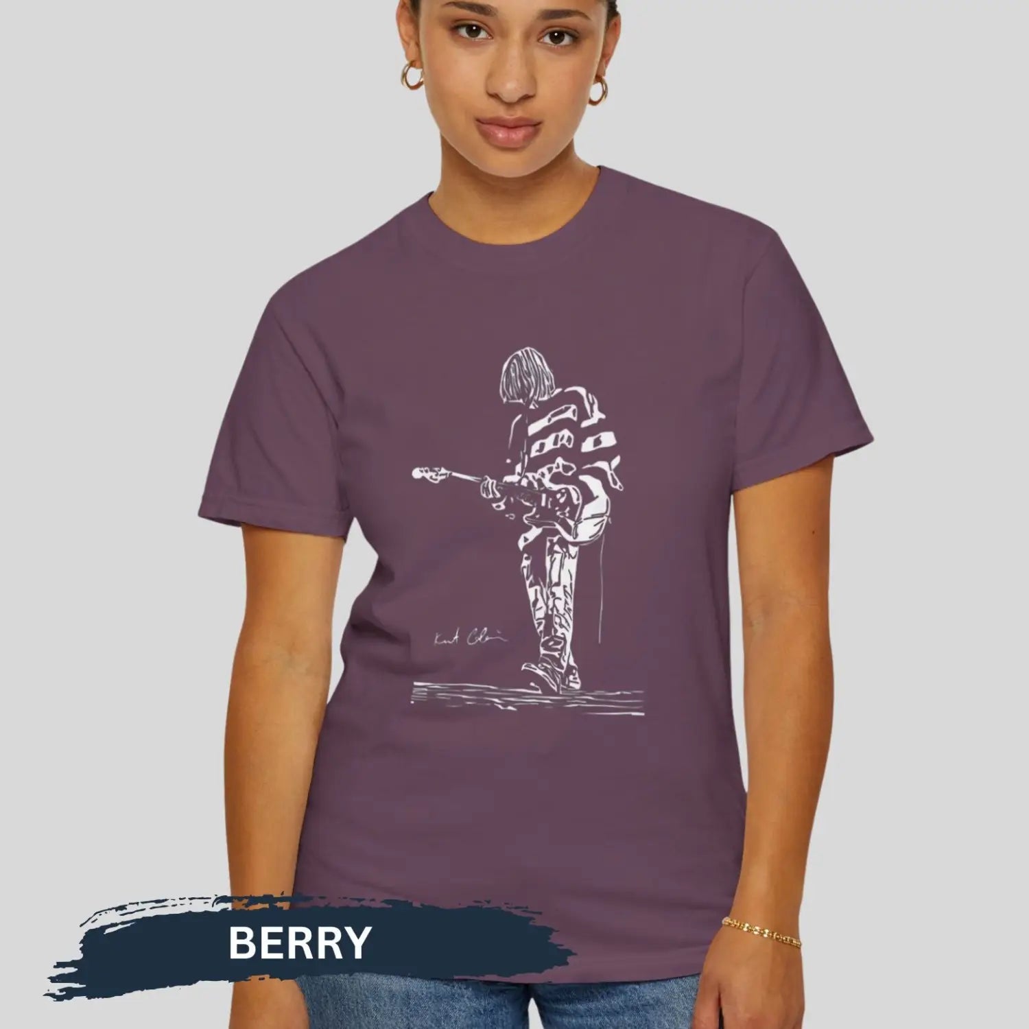 Kurt Cobain Comfort Colors T-shirt - T-Shirt