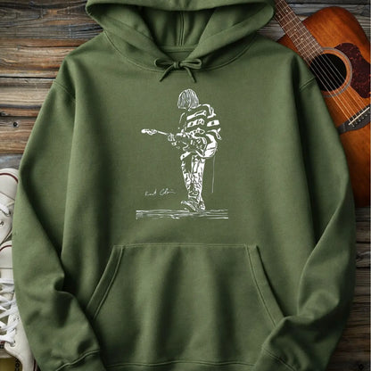 Kurt Cobain Hoodie - Military Green / S - Hoodie