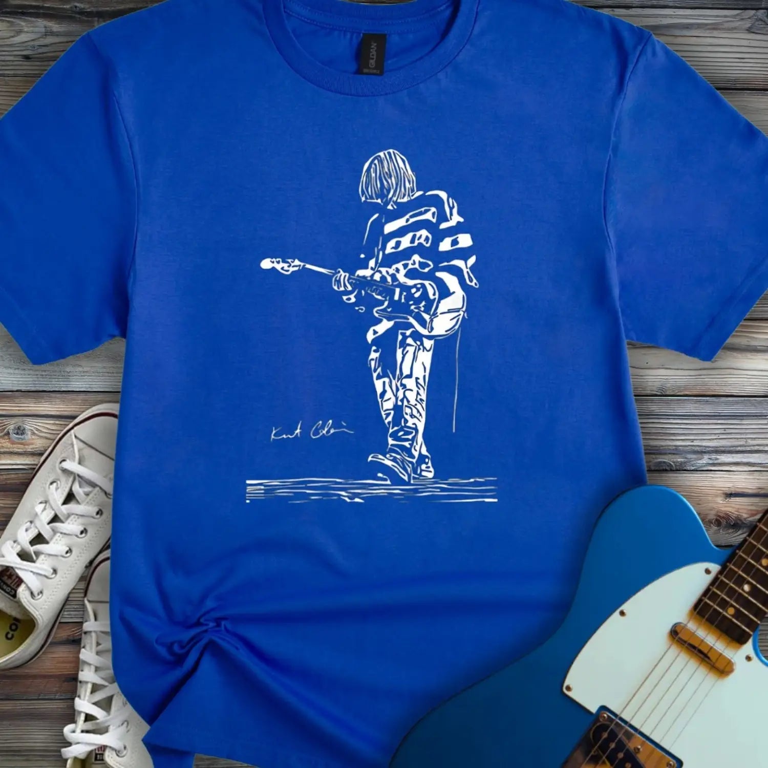 Kurt Cobain T-shirt Royal