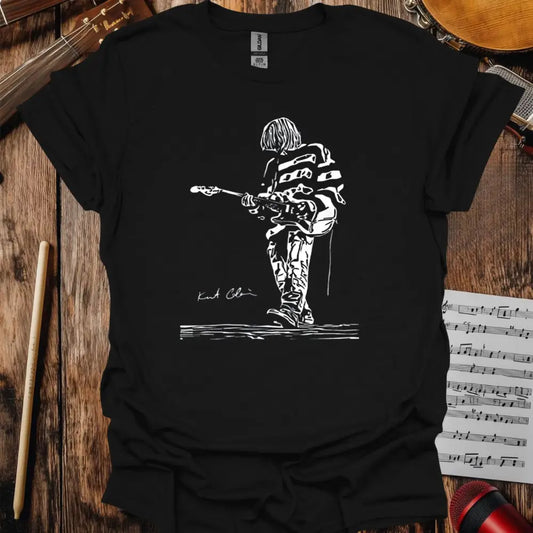 Kurt Cobain T-shirt - S / Black - T-Shirt
