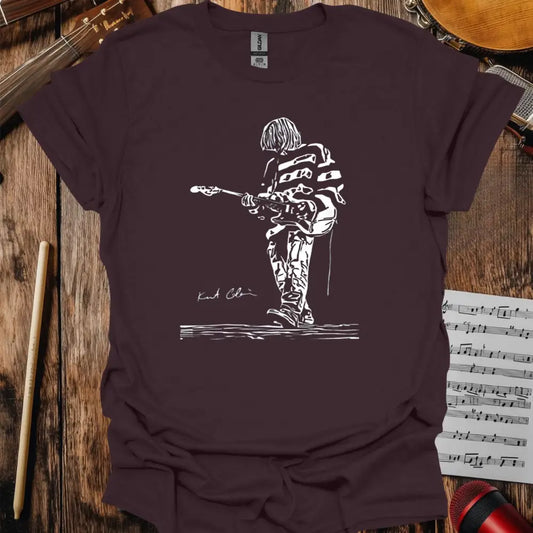 Kurt Cobain T-shirt - S / Dark Chocolate - T-Shirt