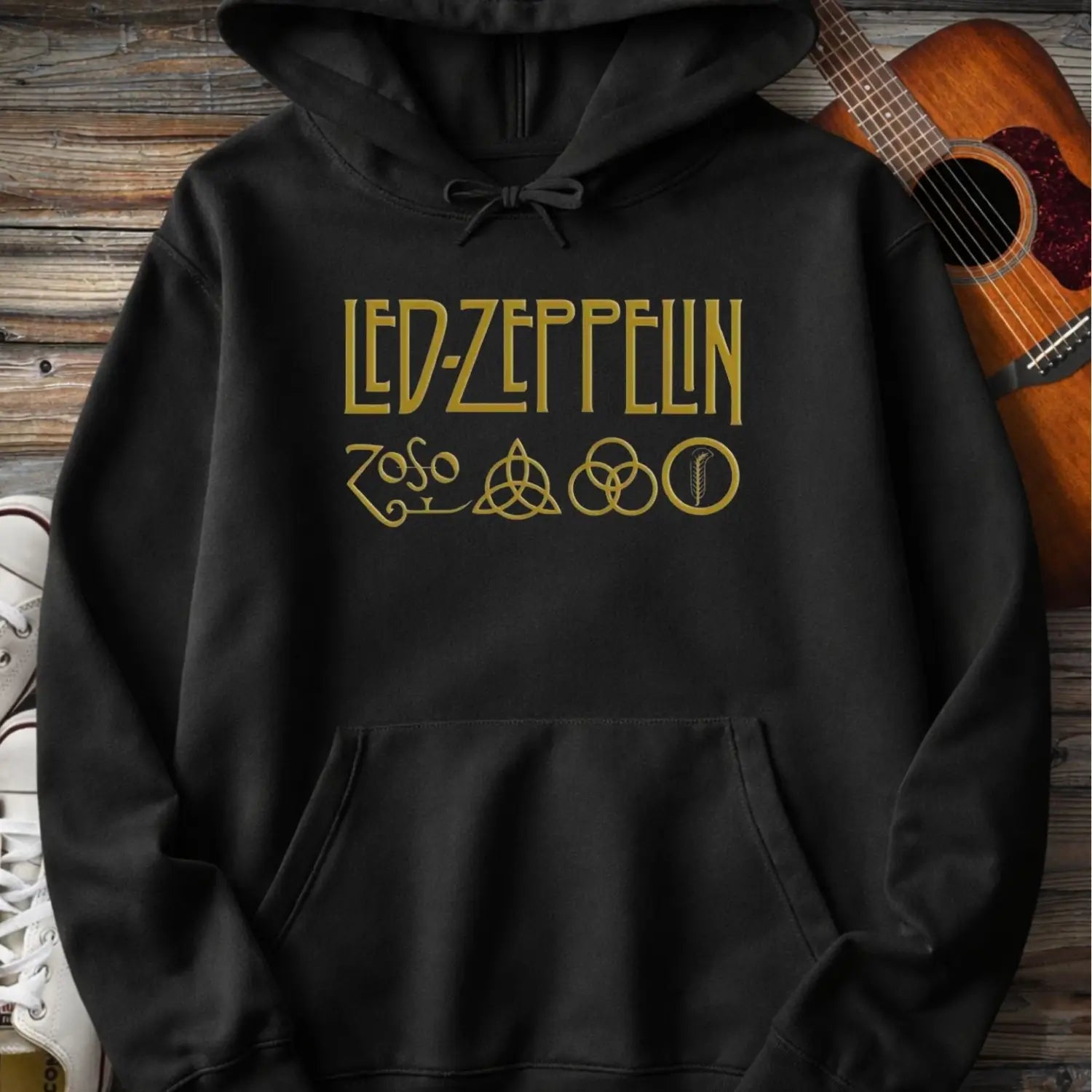 Led Zeppelin Hoodie - Black / S - Hoodie