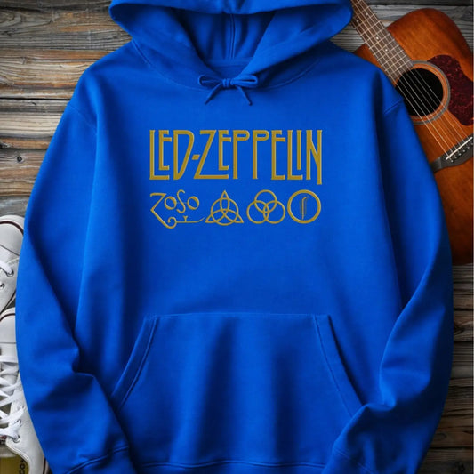 Led Zeppelin Hoodie - Royal / S - Hoodie