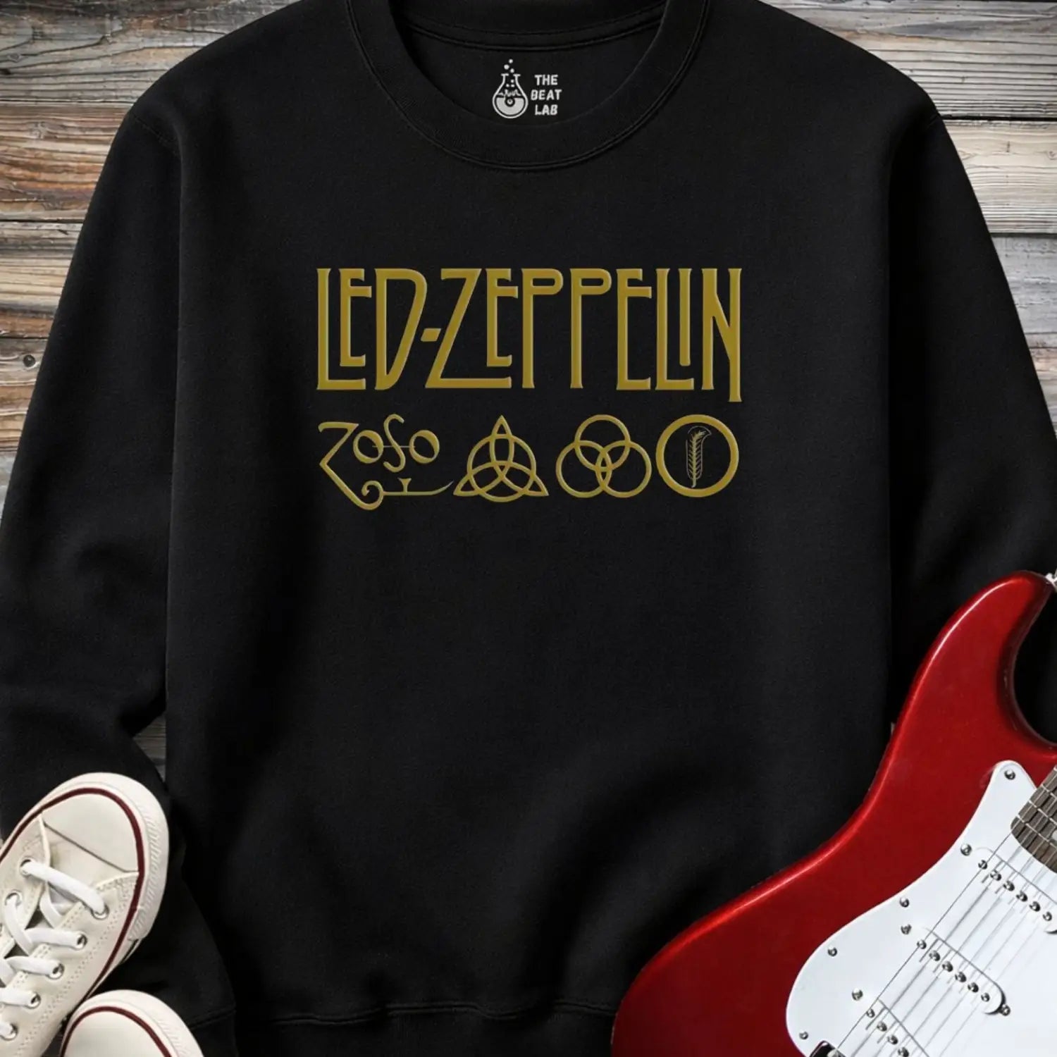 Led Zeppelin Sweatshirt - Black / S - Sweatshirt