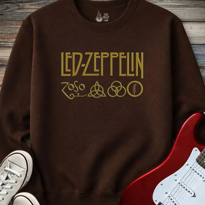 Led Zeppelin Sweatshirt - Dark Chocolate / S - Sweatshirt