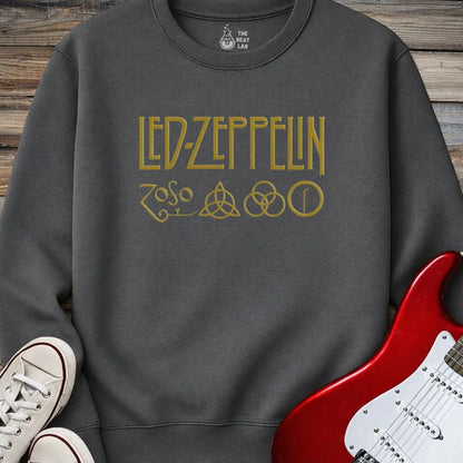 Led Zeppelin Sweatshirt - Dark Heather / S - Sweatshirt