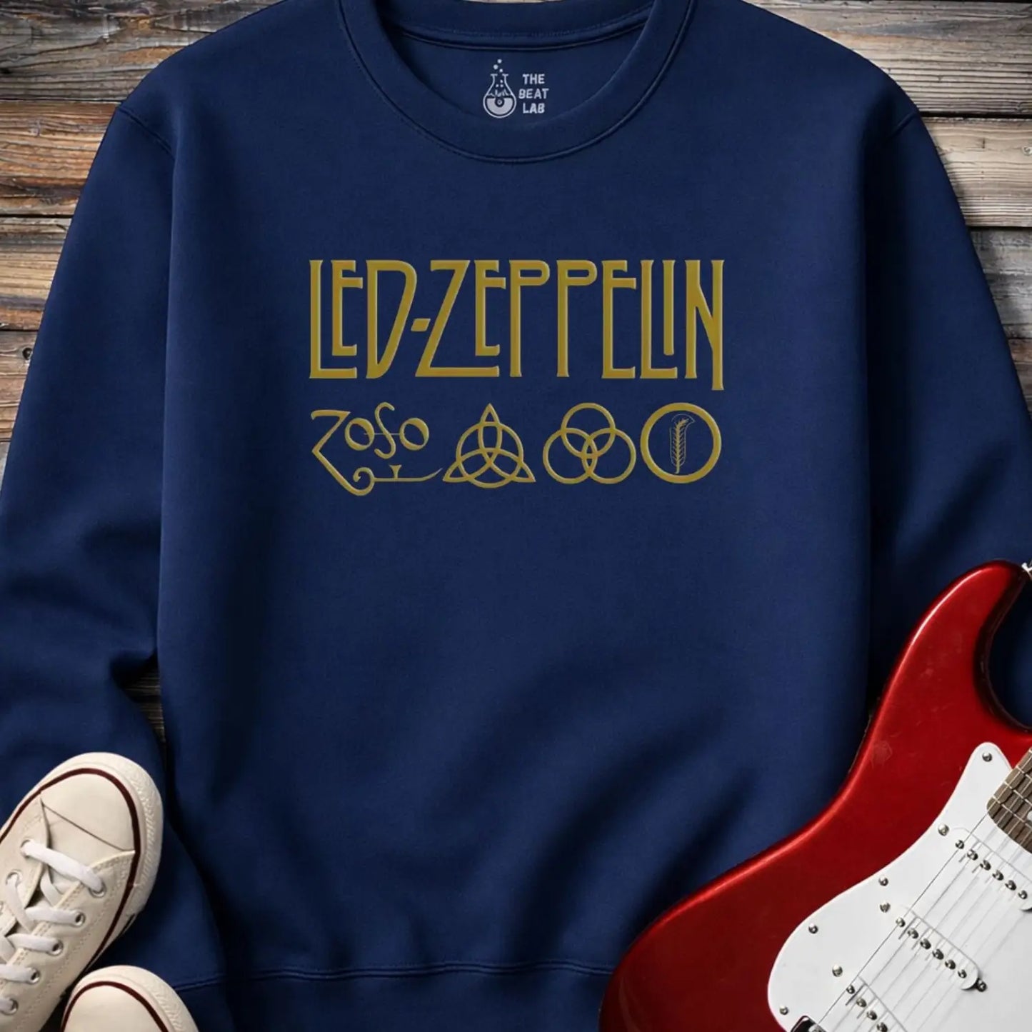 Led Zeppelin Sweatshirt - Navy / S - Sweatshirt