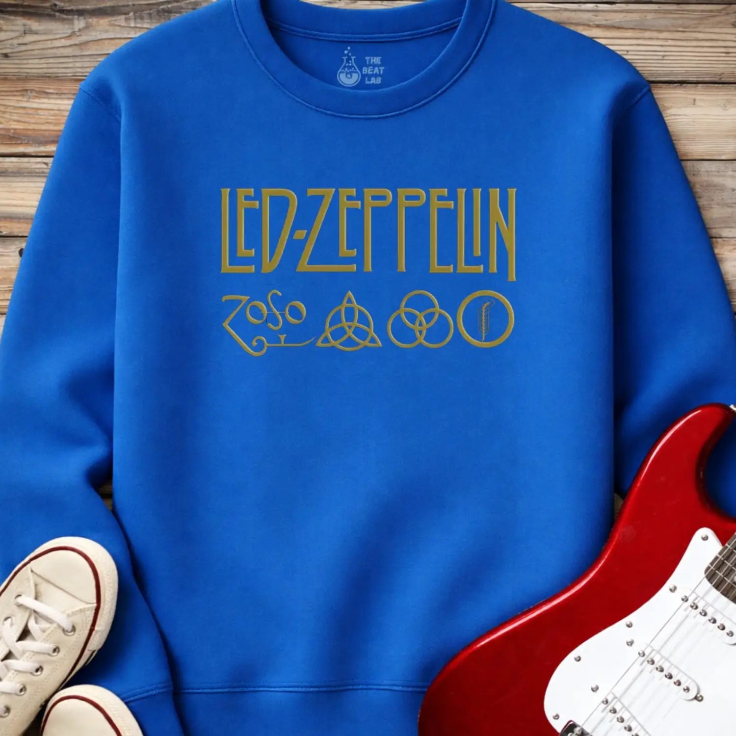 Led Zeppelin Sweatshirt - Royal / S - Sweatshirt