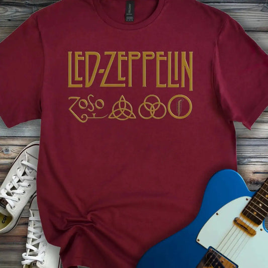 Led Zeppelin T-shirt Maroon