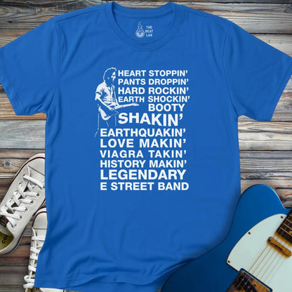 Legendary E Street Band (I) T-shirt - Royal / S - T-Shirt
