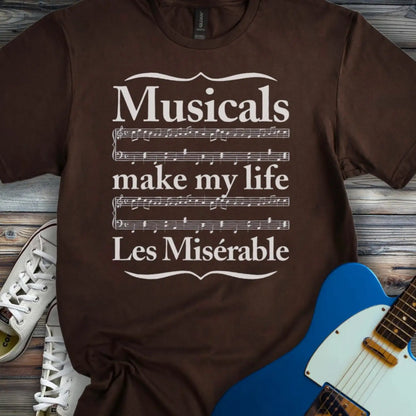 Les Misérable T-shirt - Dark Chocolate / S - T-Shirt