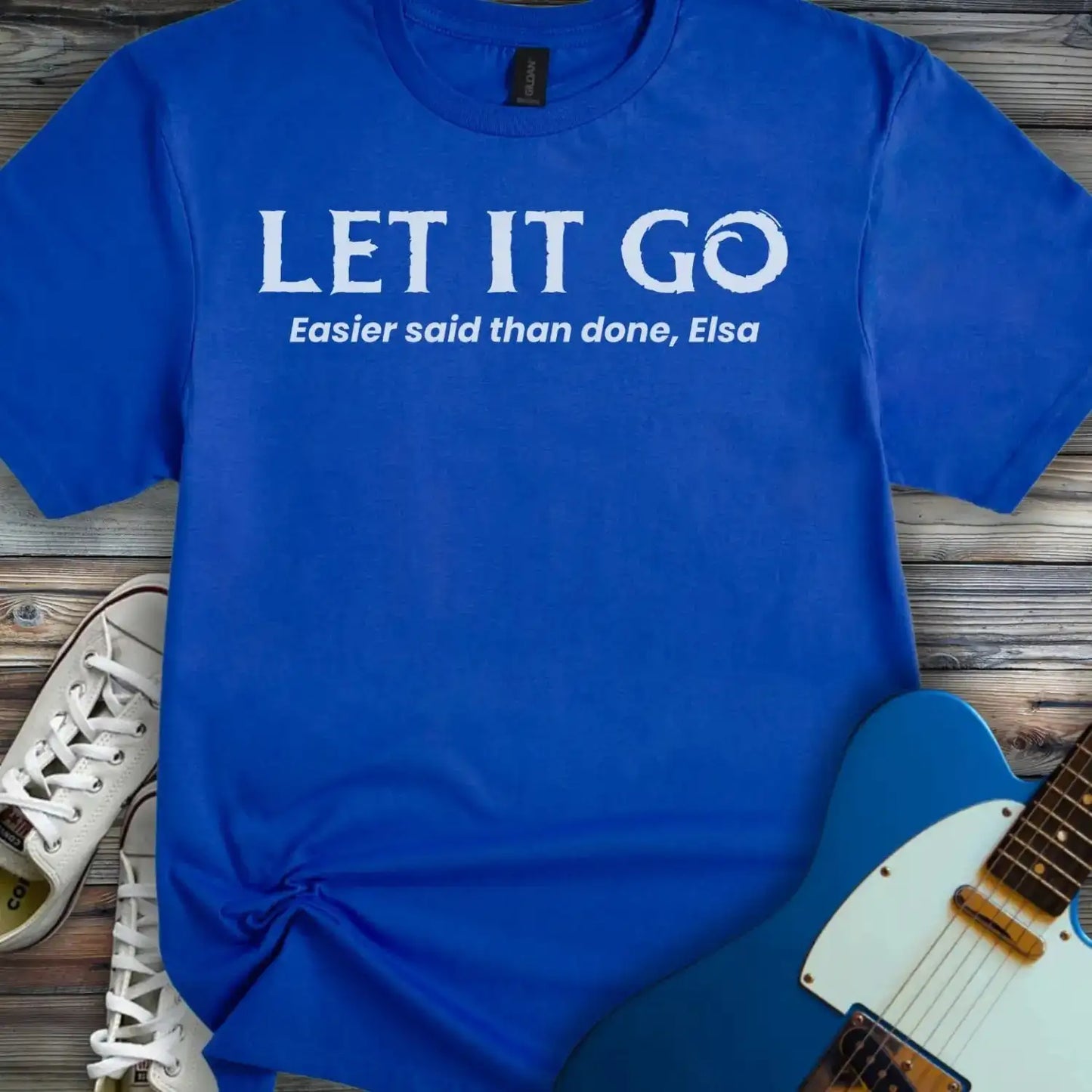 Let it Go T-shirt Royal