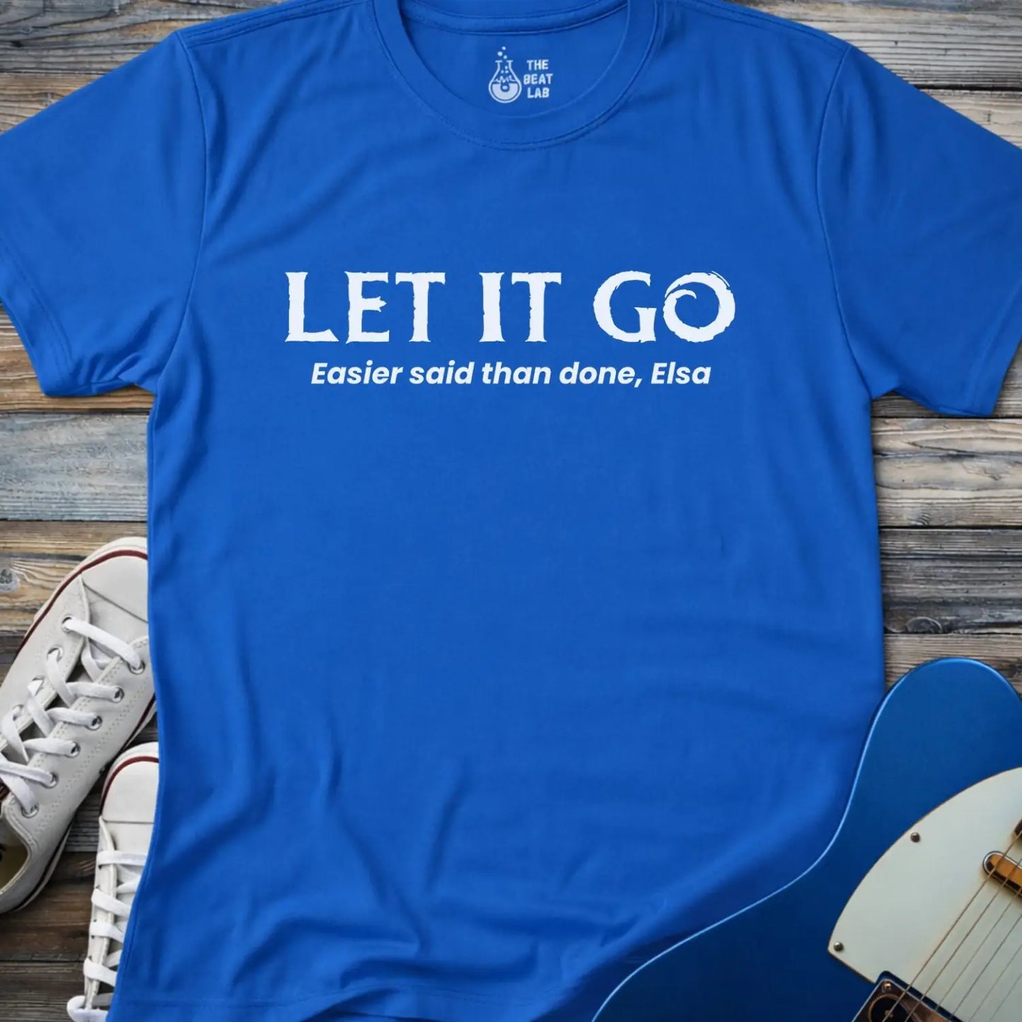 Let it Go T-shirt - Royal / S - T-Shirt