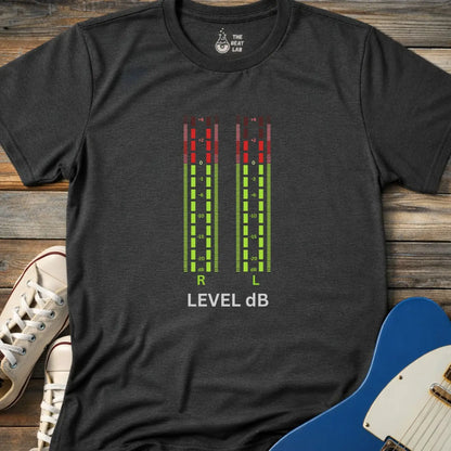 Level dB T-shirt - Dark Heather Grey / S - T-Shirt
