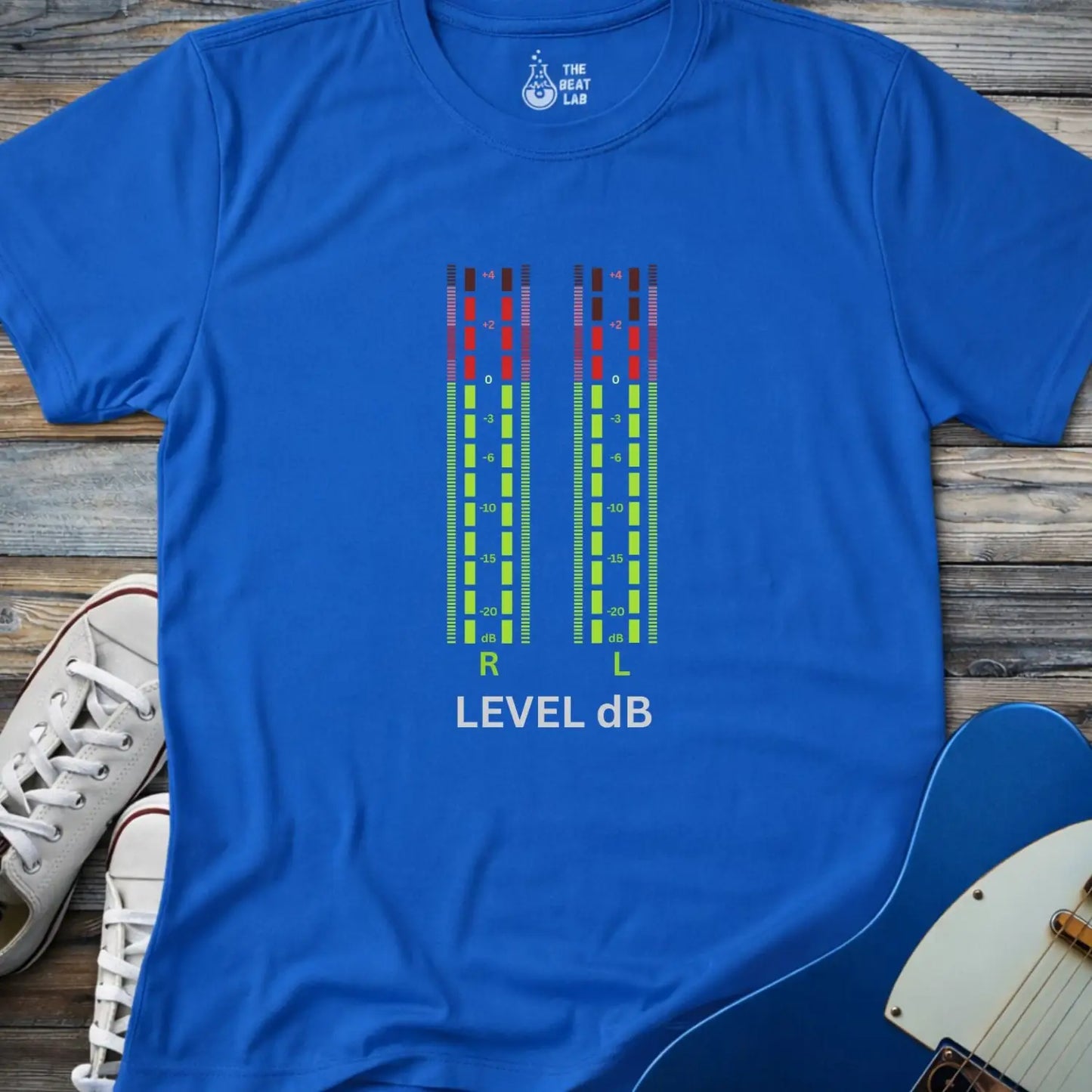 Level dB T-shirt - Royal / S - T-Shirt