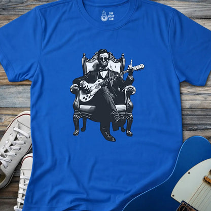 Lincoln Guitarist T-shirt - Royal / S - T-Shirt
