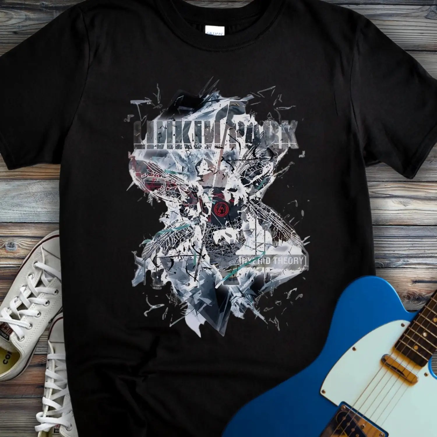 Linkin Park Hybrid Theory T-shirt - Black / S - T-Shirt