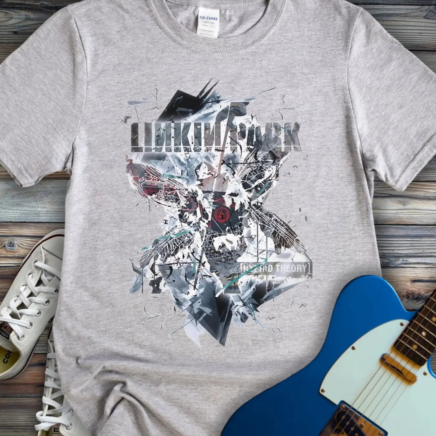 Linkin Park Hybrid Theory T-shirt - Sport Grey / S - T-Shirt