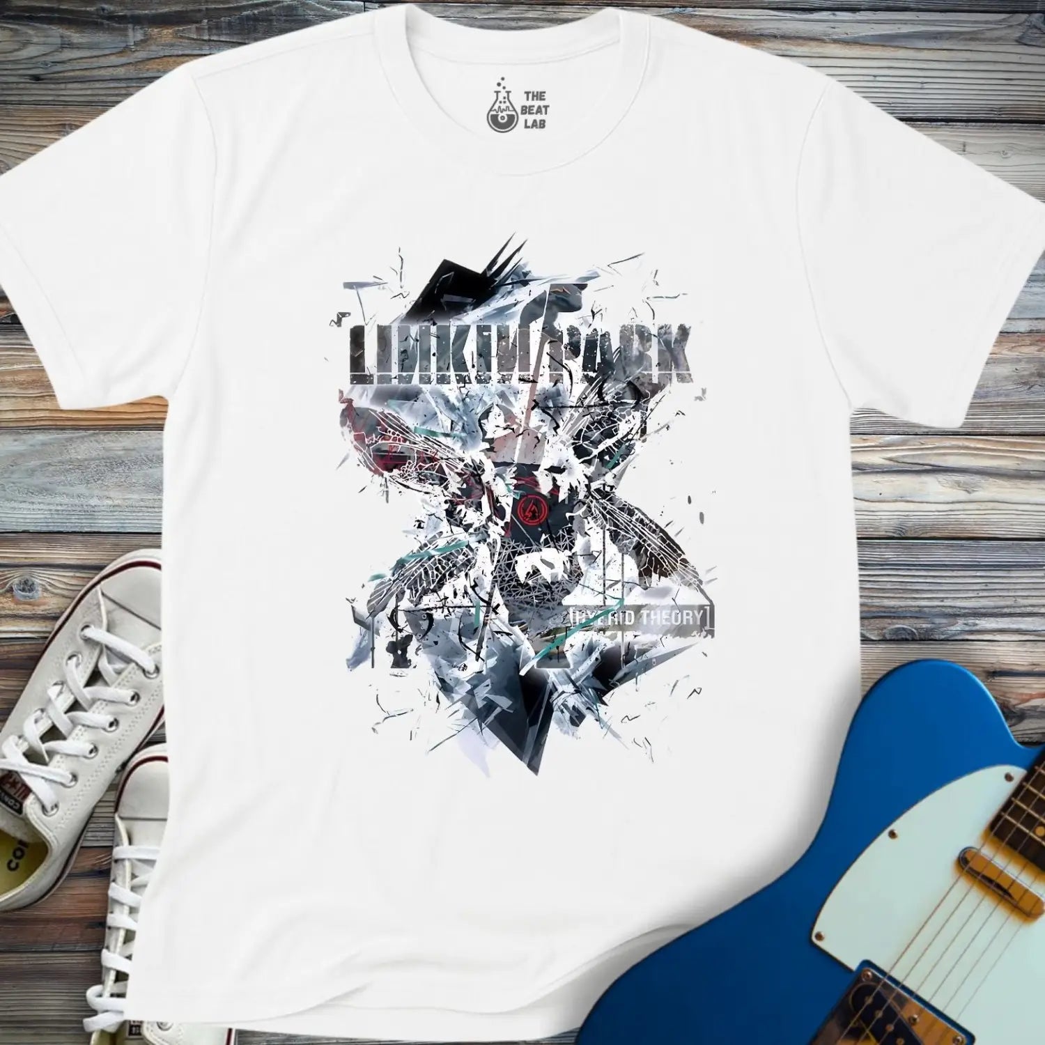Linkin Park Hybrid Theory T-shirt - White / S - T-Shirt