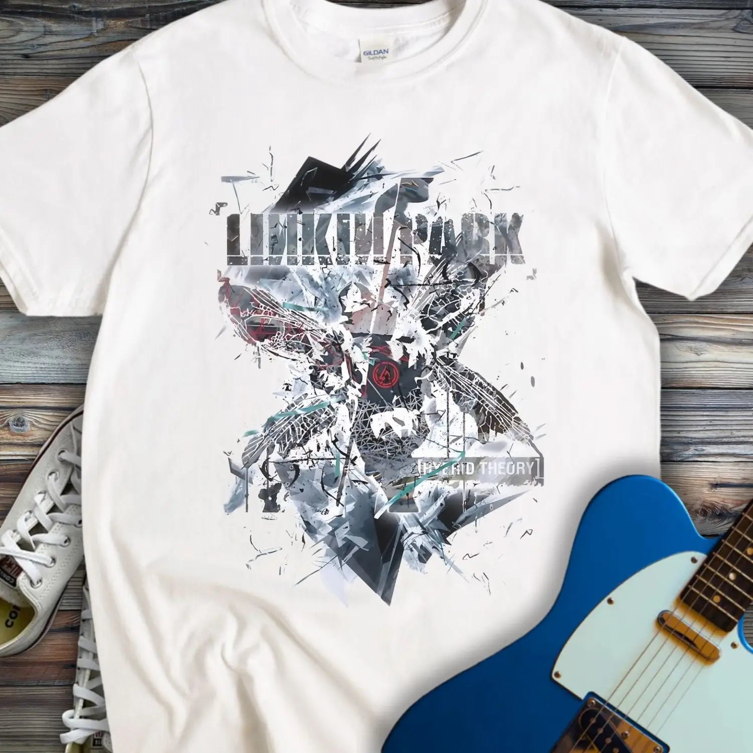 Linkin Park Hybrid Theory T-shirt - White / S - T-Shirt