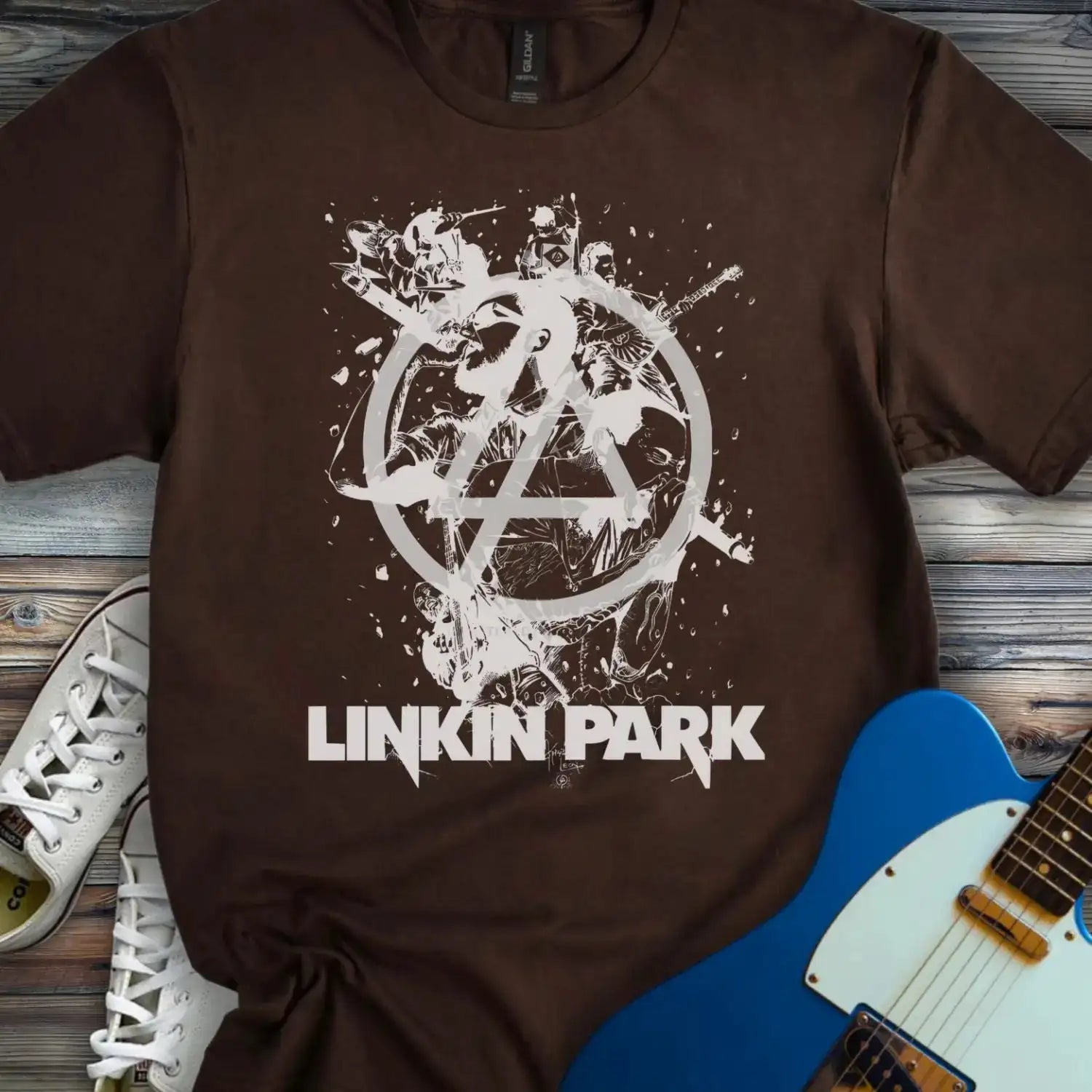 Linkin Park T-shirt Dark Chocolate