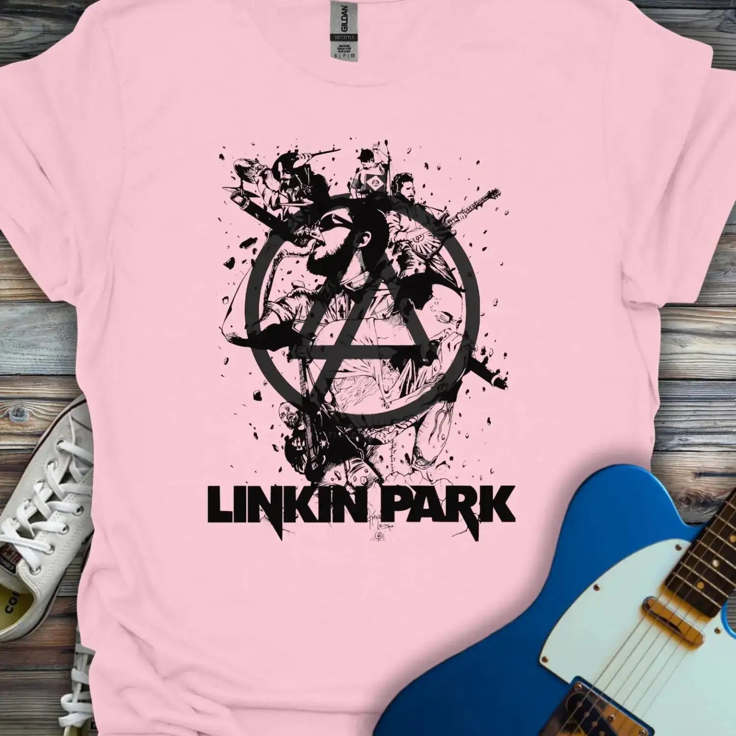 Linkin Park T-shirt Light Pink