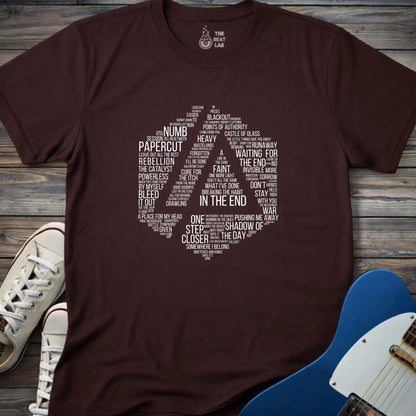 Linkin Park Typography T-shirt - Dark Chocolate / S - T-Shirt