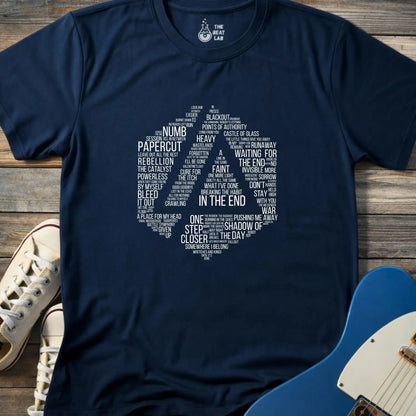Linkin Park Typography T-shirt - Navy / S - T-Shirt