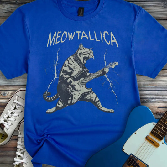 Meowtallica T-shirt Royal