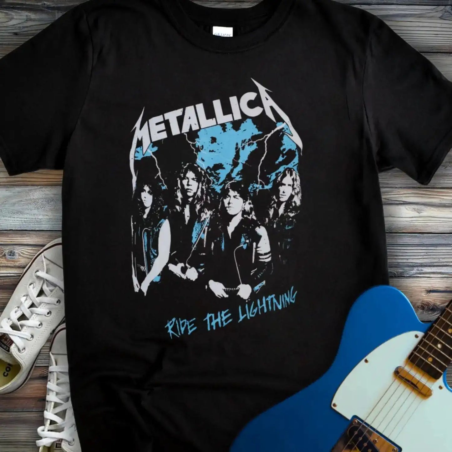 Ride the Lightning T-shirt Black