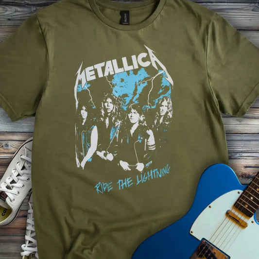 Ride the Lightning T-shirt Military Green