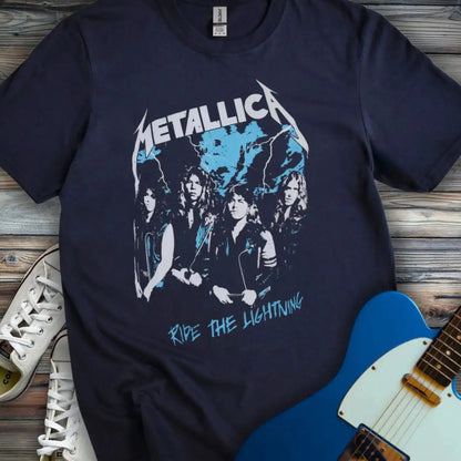 Ride the Lightning T-shirt Navy