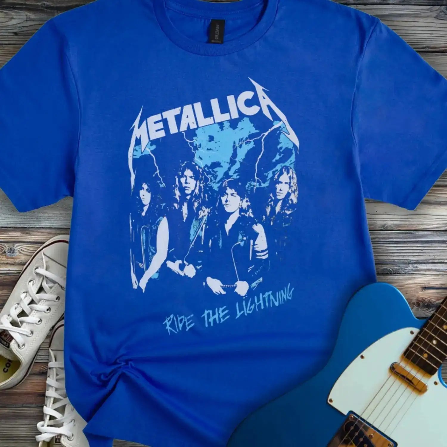 Ride the Lightning T-shirt Royal
