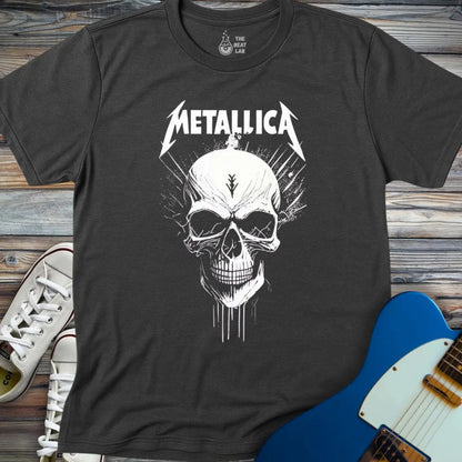 Metallica Skull T-shirt - Dark Heather Grey / S - T-Shirt